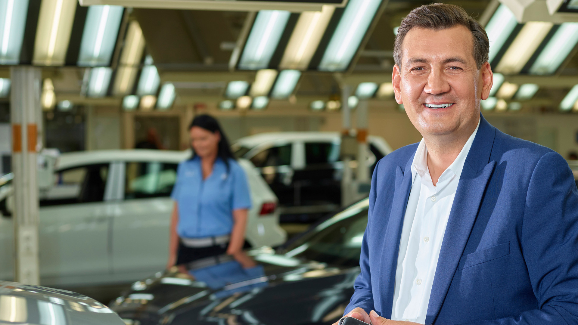 Portrait von Gunnar Kilian, Mitglied des Vorstands der Volkswagen AG, Geschäftsbereiche „Personal“ und „Truck & Bus“